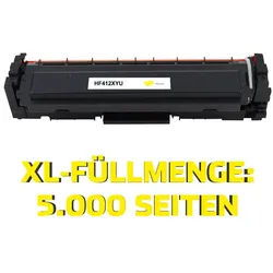 XL-Toner kompatibel zu HP 410X/ CF412X gelb
