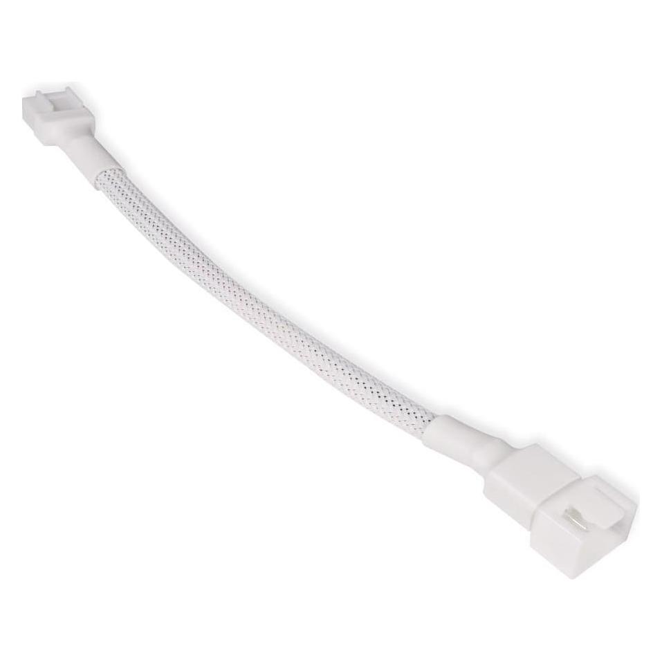 Alphacool LK L??fterkabel 4-Pin auf 4-Pin Verl??ngerung 15cm wei?? (15 cm, 4 pin PWM) (18719)