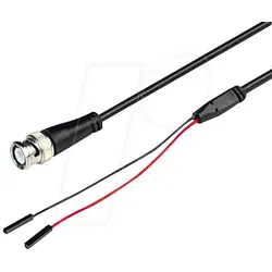 BNC AL 0,64 - Adapterleitung, BNC AL 0,64 mm, schwarz