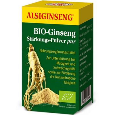 Alsiginseng Staerkungs PUL Bio 30 g Pulver
