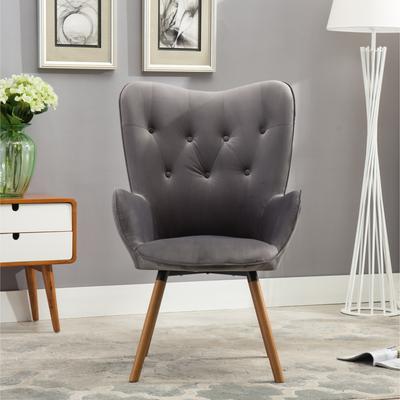 Tufted Button Back Accent Chair