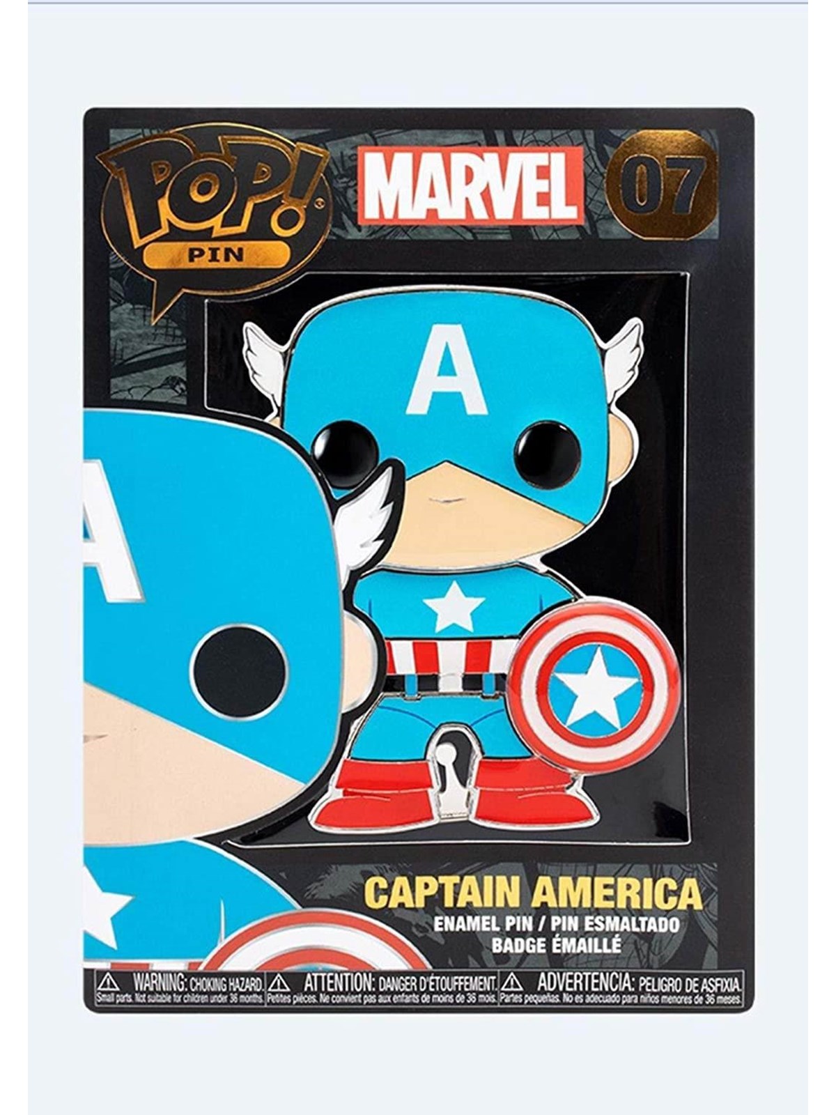 Funko! - POP! Pin: Marvel (Captain America) - Pin / Button