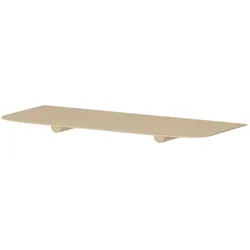 Metallbude Wandregal Lenn 40 x 17 Stahl Cashew