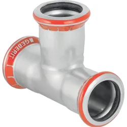 Geberit, Rohrverbindungstechnik, Mapress C Stahl-T-Stück mit gleichem Durchgang 89 mm (21010) (T-Verbindung)