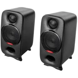 NUX Studio-Monitore Axon 3 Lautsprecher Schwarz mit Kabel (Aktiv, Paar), Monitor Lautsprecher, Schwarz