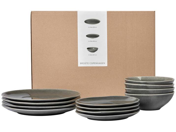 Broste Copenhagen Nordic Steingut 12-teilig