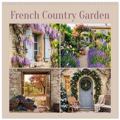 French Country Garden (Wall Calendar 2027 12 × 12 Inch) CALVENDO 12 Month Wall Calendar