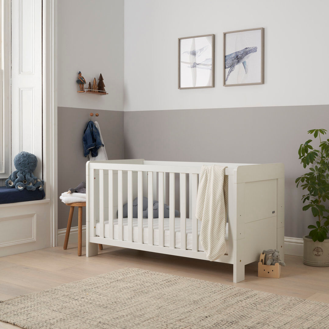 Tutti Bambini Alba Cot Bed White Standard
