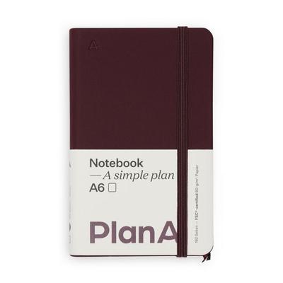 Notizbuch A6 Hardcover Cozy Fig Blanko, 192 Seiten
