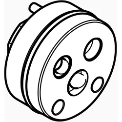 Dornbracht Adapter für vertauschte Wasseranschlüsse, 1288097090