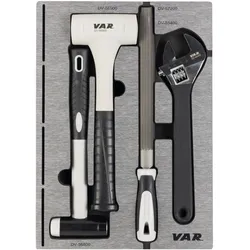 VAR, Zubehör Werkzeugaufbewahrung, Schubladeneinsatz MO-53406, für DV-Werkzeuge, ohne Werkzeug, 280x395x30 mm