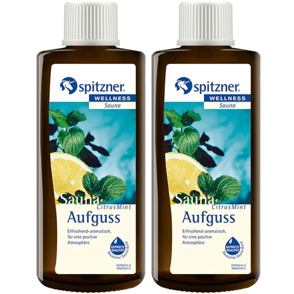 Spitzner Saunaaufguss Citrus Mint Wellness 2x 2x190 ml Konzentrat