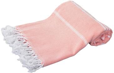 Porch & Den Independence Striped Cotton Fringed Oversized Beach Towel
