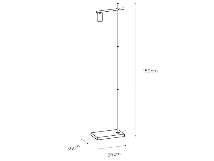 Lucide Stehlampe Leanne, schwarz, für Wohn- / Esszimmer, Metall, Modern
