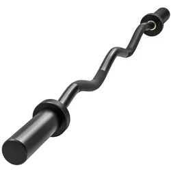 SPORTNOW Olympische SZ Curlstange 120 cm SZ Curlset bis 100kg Belastbar Curl Stange