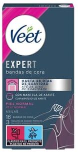 Veet Expert Bandas de Cera Fria 16 Unds