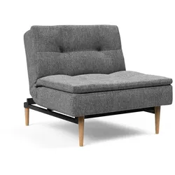 INNOVATION LIVING Sessel Dublexo Styletto hell Stoff Grau Charcoal