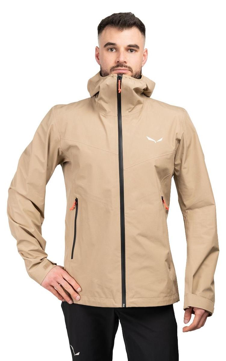 Herren-Trekkingjacke Salewa Puez GTX 3L, Farbe: Beige, Größe: 48_M