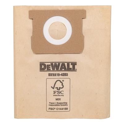 Dewalt Einweg-Filterbeutel für 45–61 Liter – 3 Stück – DXVA19-4203