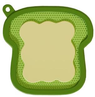 Everyday Crate 3 In 1 Silicone Heat Resistant Trivet Pad & Pot Handle Grip For Kitchen And Dining Tables green