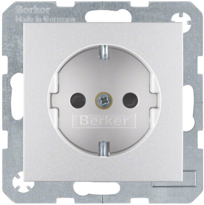 Berker Prise Schuko alu mat 47231404 (47231404)