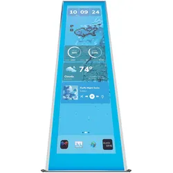 Hyte Y70 Touch Display Upgrade Blueberry Milk (36.8 cm (14.5 Zoll), blau, 14,5-Zoll-Touchscreen), Monitor Zubehör