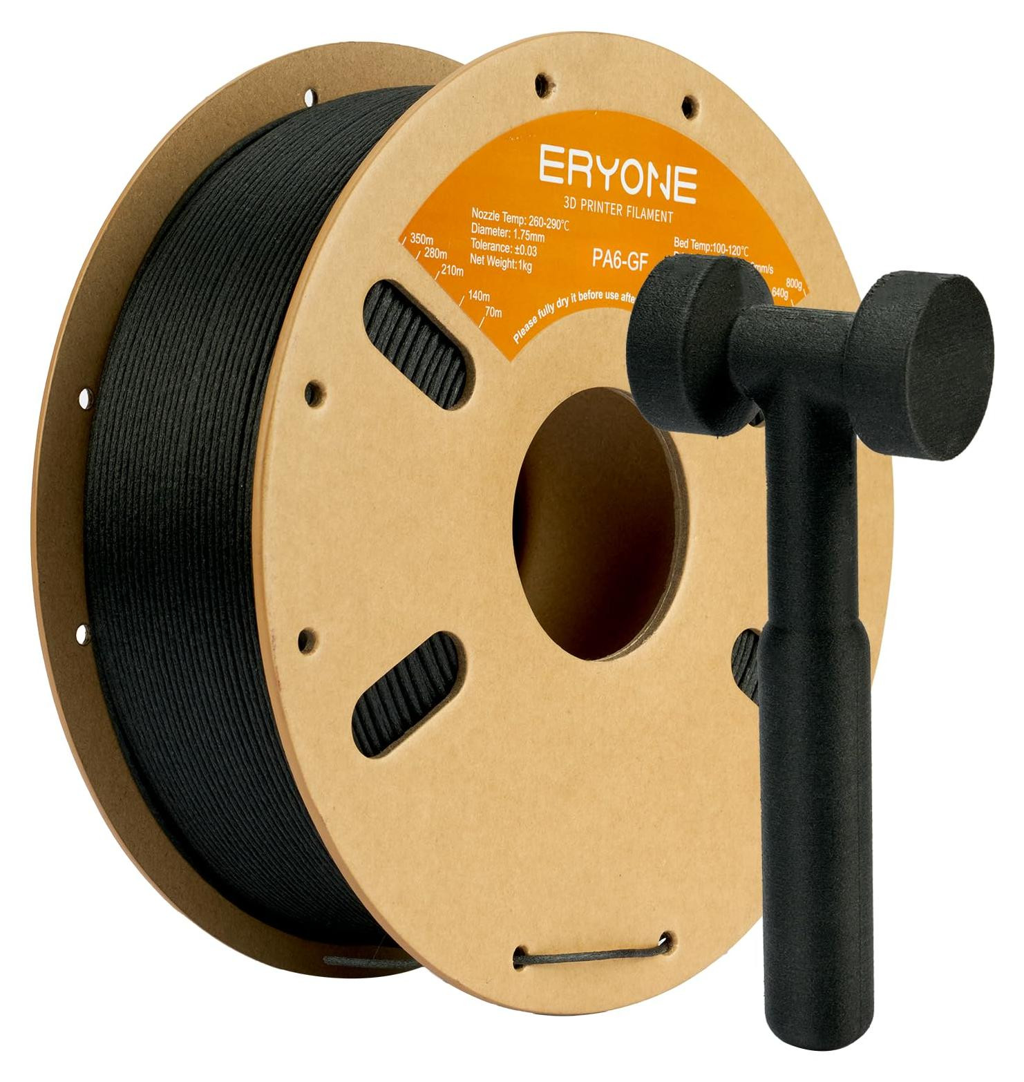 Selius Glass Fiber Filament 1,75 mm, Nylon PA6 GF, geschikt voor FDM printers