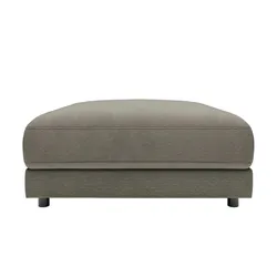 Jette Home Element Hocker in Feincord Modulsofa Sila ¦ grau ¦ Maße (cm): B: 100 H: 43 T: 127.0