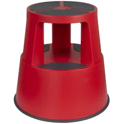 Wedo, Bürostuhl, Rollhocker SuperStep rot Kunststoff