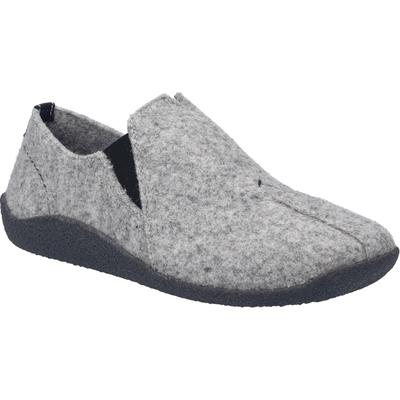 Hausschuh JOSEF SEIBEL "Vinny 05, hellgrau", Damen, Gr. 38, grau (hellgrau), Obermaterial: 100% Textilmaterial TEXMAT., Schuhe Hausschuh