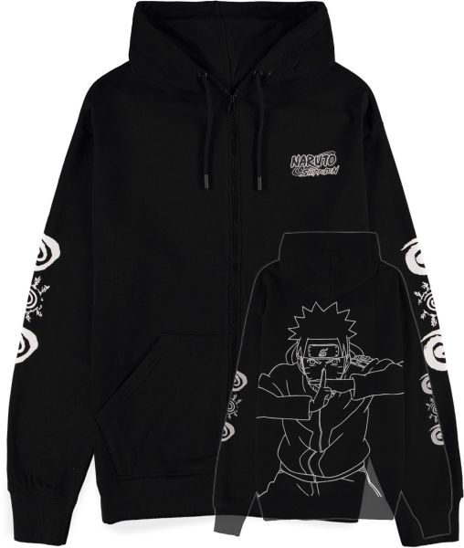Difuzed Naruto Shippuden Naruto Jutsu Stance Zip Hoodie-Maat L (Diversen) Nieuw