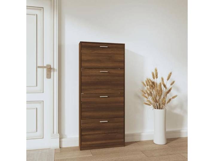 Remise Armoire/meuble à chaussures Chêne marron 59 x 17 x 150cm - bois d'ingénierie JILIMAISON2025 52627580
