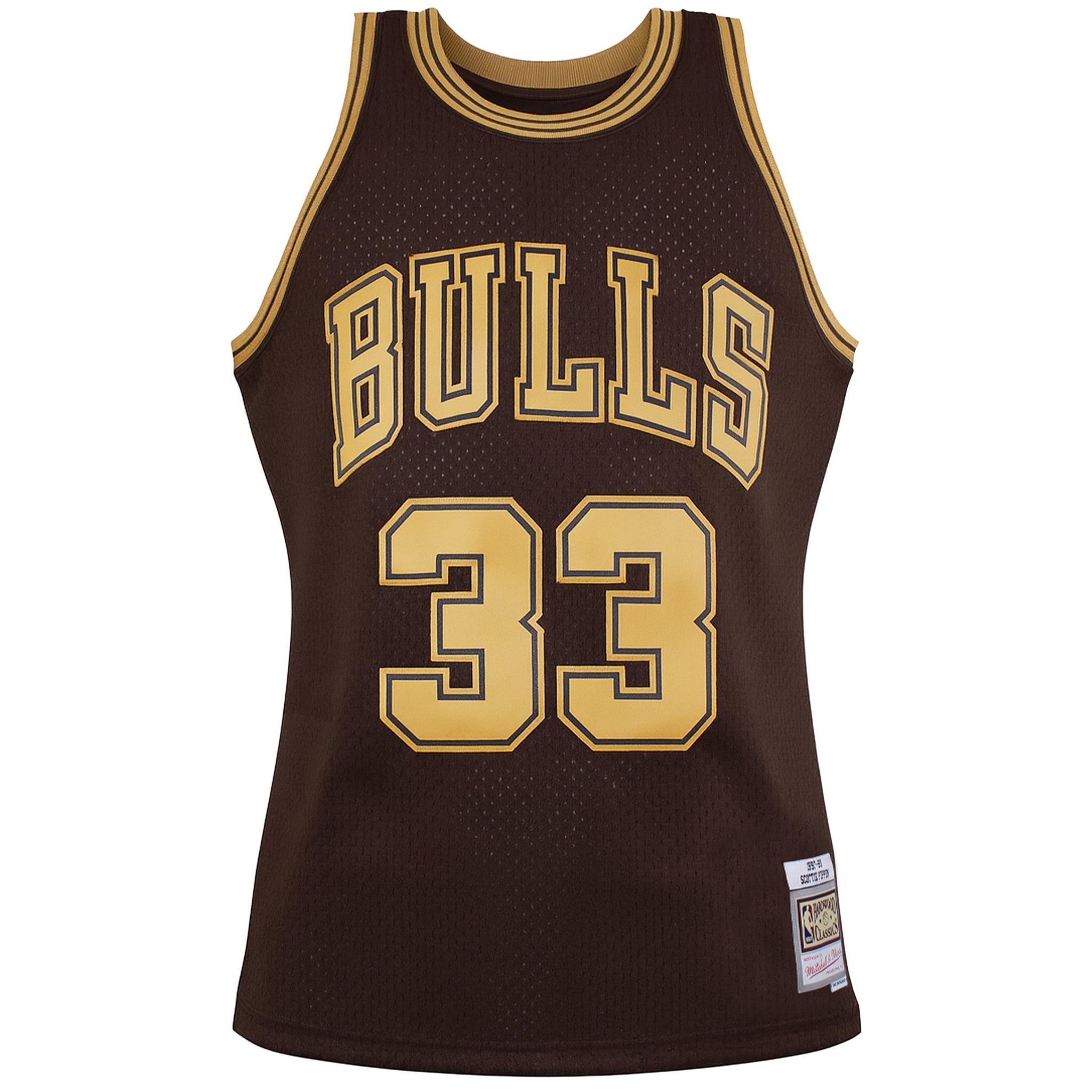 Mitchell & Ness NBA Chicago Bulls 33 Pippen Swingman-Trikot