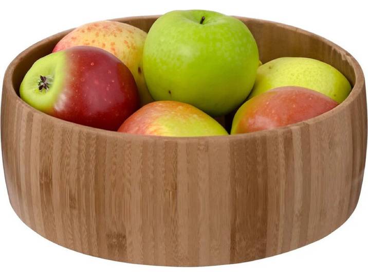 5five Bamboe Fruitmand - 30 cm, Bruin