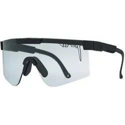 Pit Viper, Unisex, Sportbrille, The Blacking Out Original Wide - Photochromic Smoke (Schwarz, Transparent), Transparent, Grau, Schwarz