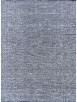EXQUISITE RUGS Lenzi Indoor/Outdoor Flatweave PET yarn Blue Area Rug.