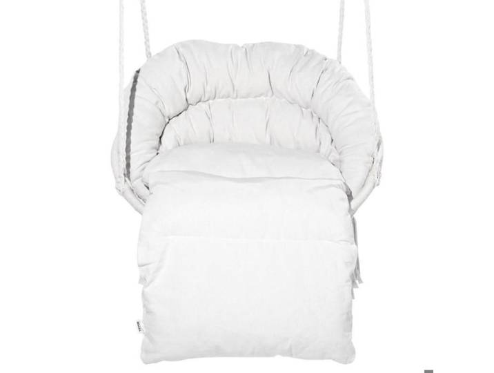 Montage facile fauteuil suspendu macramé pivotant avec coussin chaise relax 150 kg pour jardin et terrasse