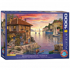 eurographics Puzzle - Mittelmeerhafen von Dominic Davison - 1000 Teile 300907