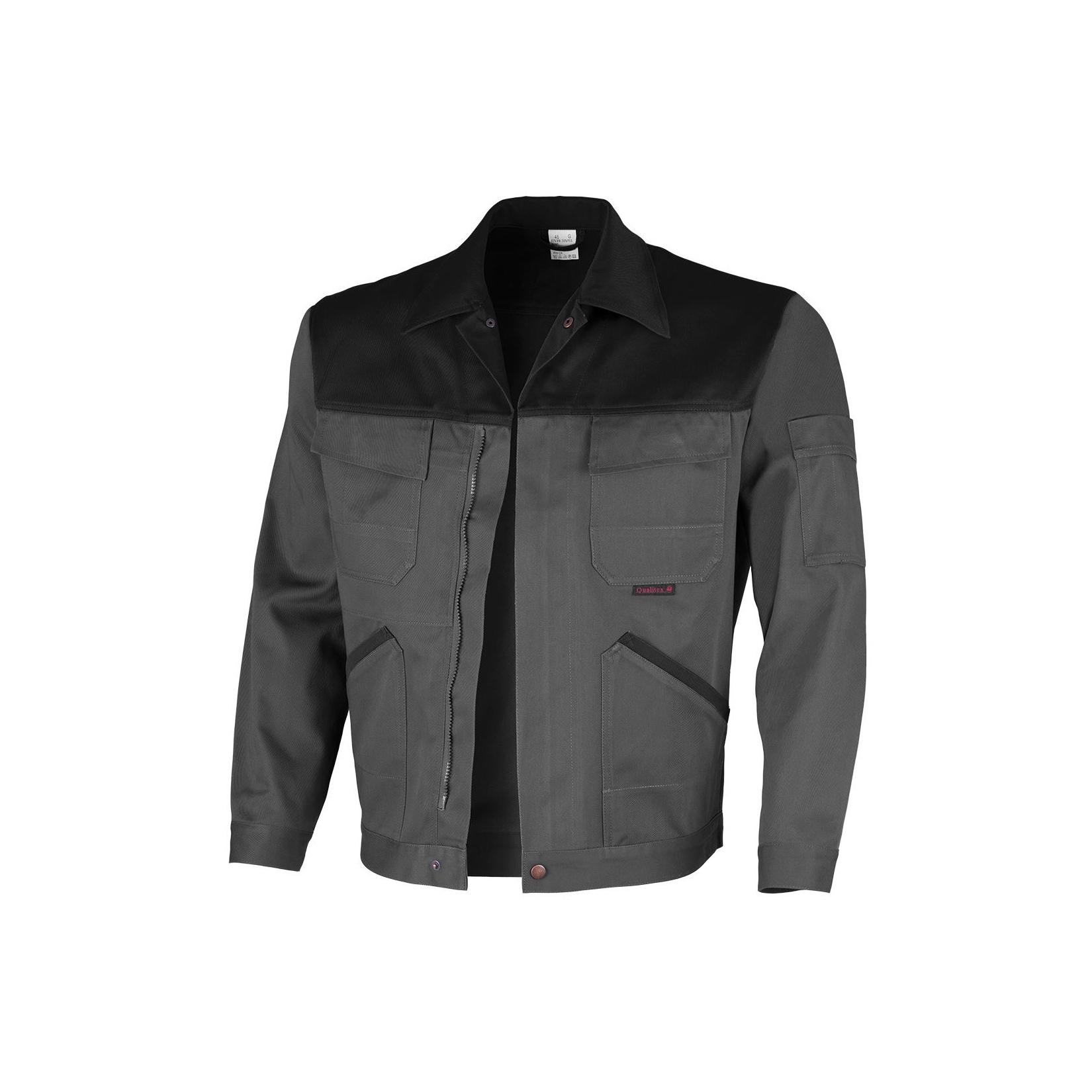 QUALITEX HIGH QUALITY WORKWEAR Bundjacke image mittelgrau/schwarz Herren: 110
