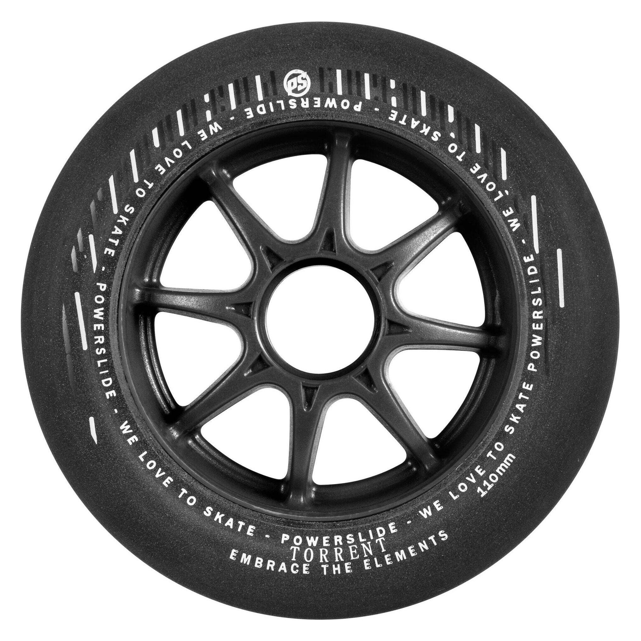 Powerslide Skateboard Wheels Torrent Dd 4-Pack 2023 (110 mm, 84a) (905300)