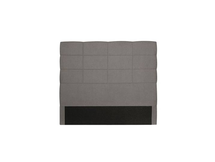 Tête de lit en tissu WILLY - Gris Largeur - 140 cm