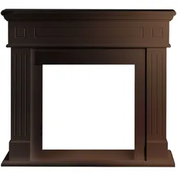 Divina Fire Kaminrahmen-Holzverkleidung B 110 x T 36 x H 100 Cambridge Walnuss