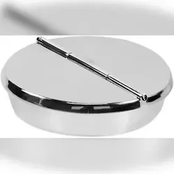 EDZARD Klapp-Ascher Aschenbecher Ashburn, schwerversilbert, Durchmesser 16 cm, 5 Ablagemulden