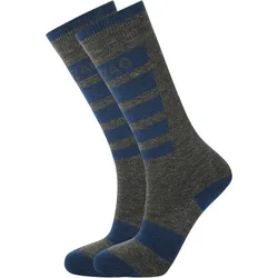 2er Pack ZigZag Znow V2 Skisocken Kinder 2037 - estate blue 29-32