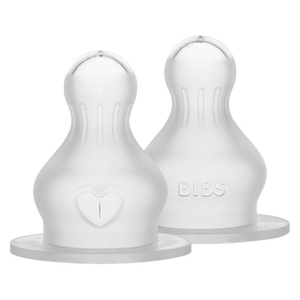Bibs Flaschensauger Silicone Medium Flow 2 Stück (5000012)