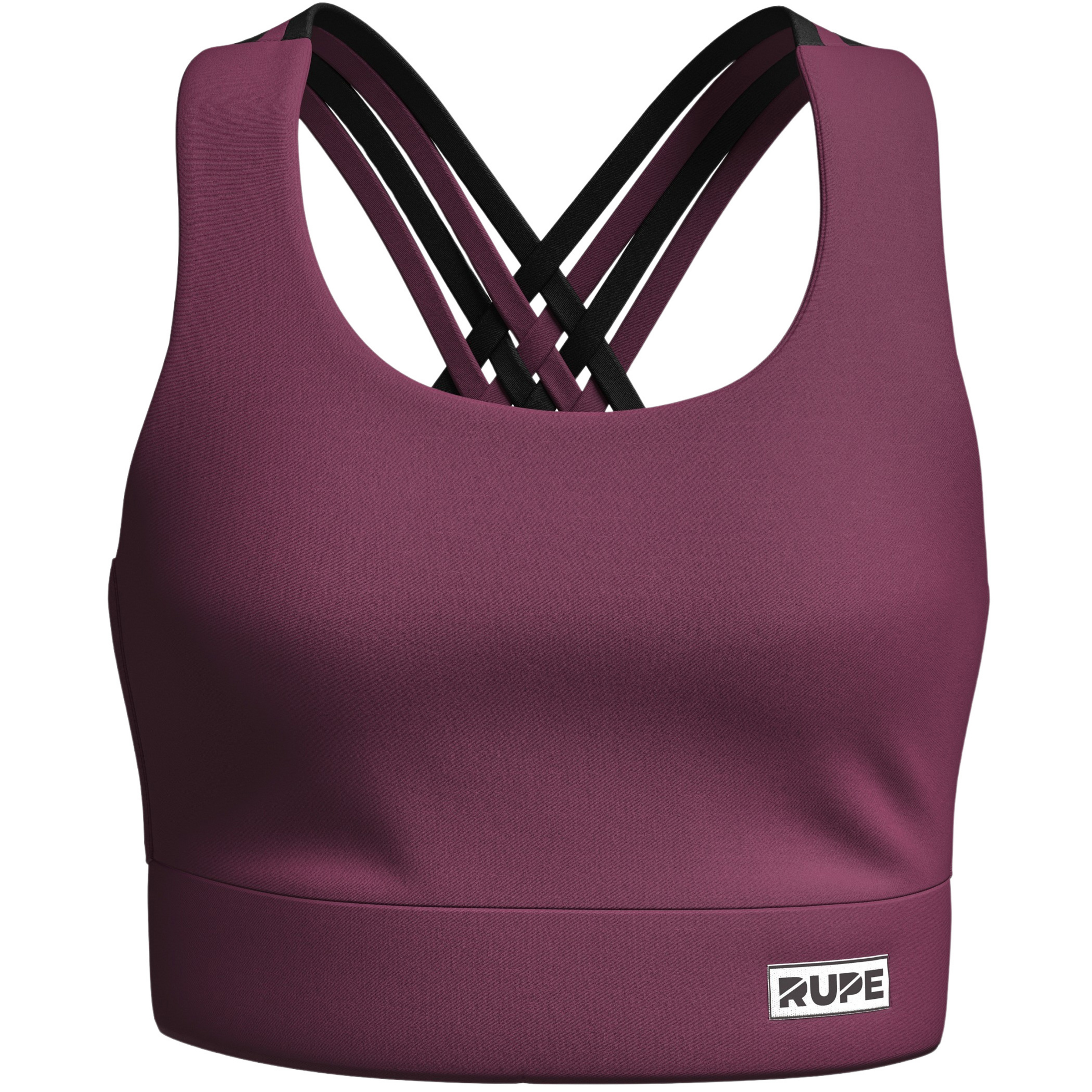 Rupe Monochrome Braided Sport BH Damen Sport-BHs rot Größe S Camping Hautfreundlich