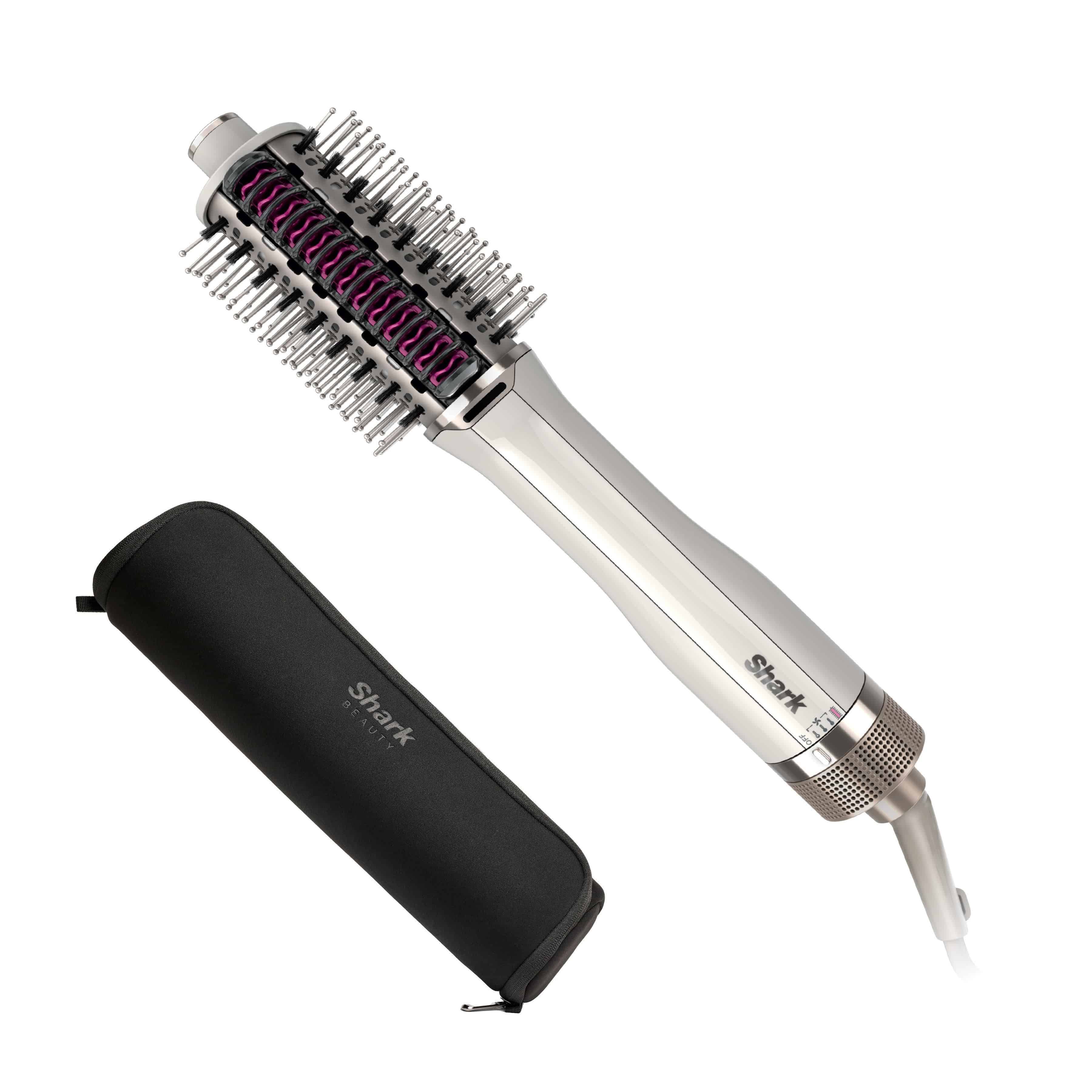 SHARK HT212EU SmoothStyle Warmluftbürste Haartrockner Warmluftbürste 900 W (Weiß)