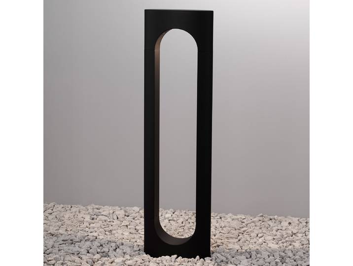Wegeleuchte Portal 65cm Schwarz/Schwarz