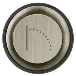 Gessi Venti20 Bedientaste-Abdeckung Schwall, Deckenmontage, SP03293149, Farbe: Finox Optik