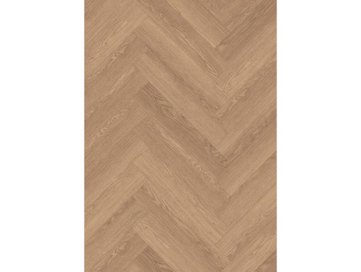 Egger Holzwerkstoffe Laminatboden Egger Nature Sense Herringbone, Braun, Eichefarben, 16.8x0.8x84 cm, Blauer Engel, Pefc, EU Ecolabel, pflegeleicht, für Fußbodenheizung geeignet, stuhlrollengeeignet, Teppiche und Böden, Bodenbeläge, Laminatböden